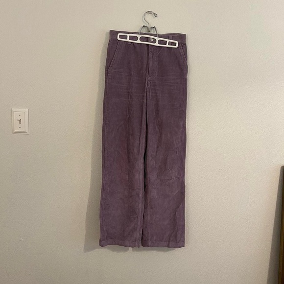 Aritzia TNA Ripcord corduroy mid-rise wide-leg pants - Picture 3 of 8